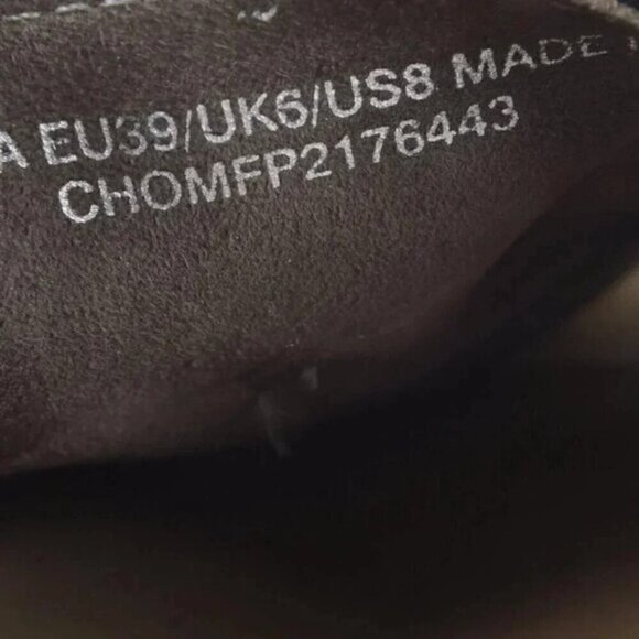 Vero Moda Sandals Black Suede Bow Slides Size 8 - Picture 7 of 8